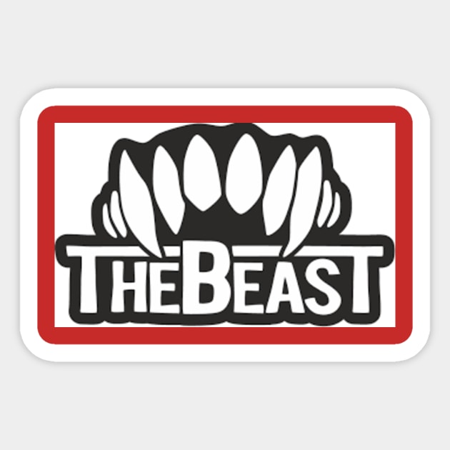 the beast Sticker by thebeast456